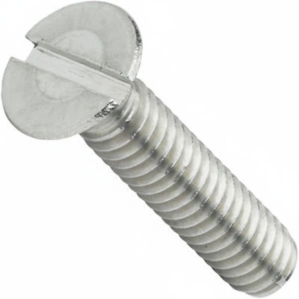 5mmx20 Machine Screw With Flat Screw Driver Head (Pack of 50)