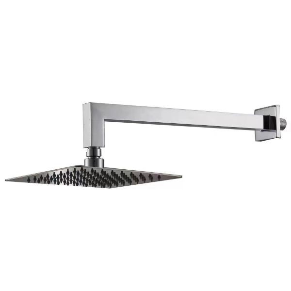 304 SS Square Shower Heads & Square Arm(25X25cm)