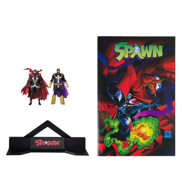 Spawn WV1 Spawn And Anti-Spawn 3IN Figures w/Comic 2 Pack