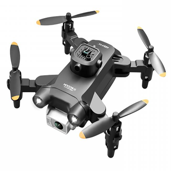 High-definition remote-controlled folding drone with dual cameras