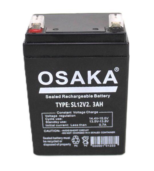 Osaka SL12V2.3Ah Sealed Rechargeable Battery