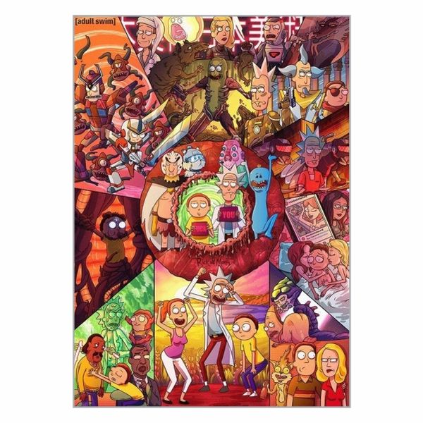Rick And Morty Collage Poster - A1