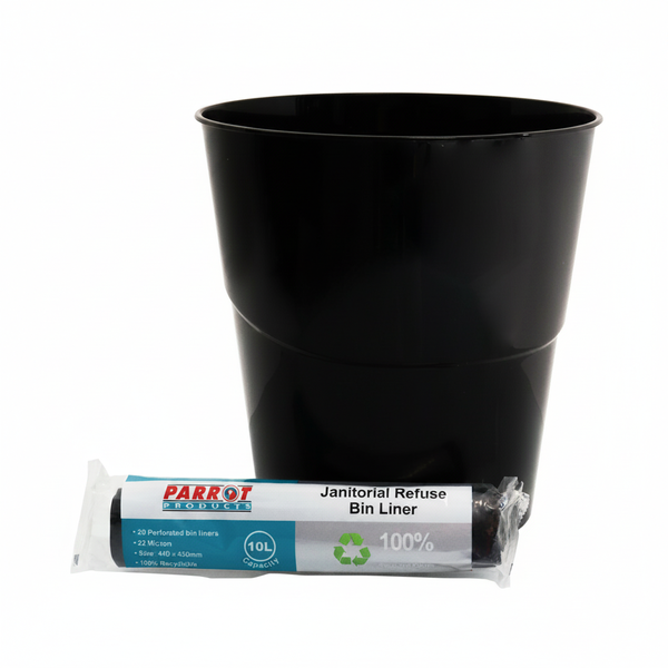 10L Promo Waste Bin with 22 Micron Refuse Bag for Home &amp; Office