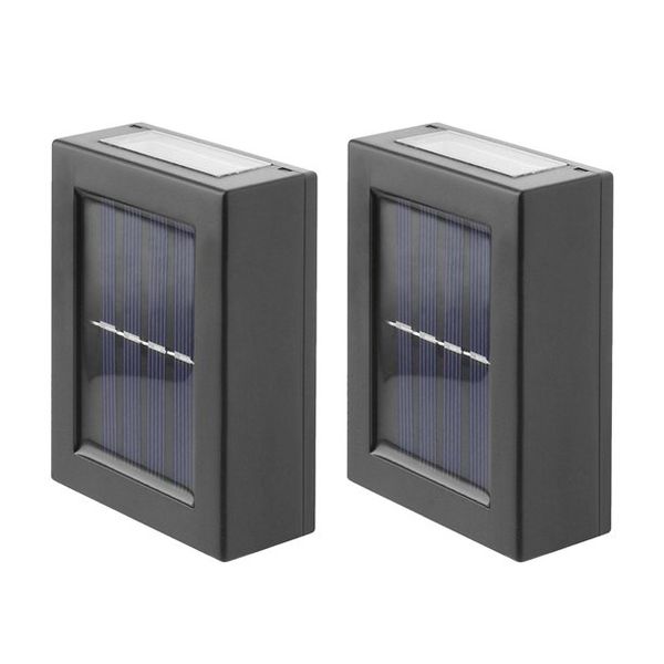 Waterproof Solar LED Wall Lamp - Set of 2