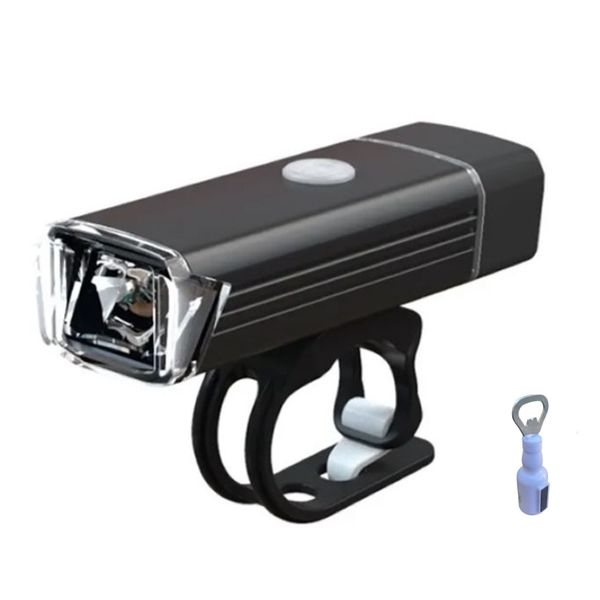 Aerbes AB-ZX16 USB Rechargeable LED Bicycle Light with Bottle Opener