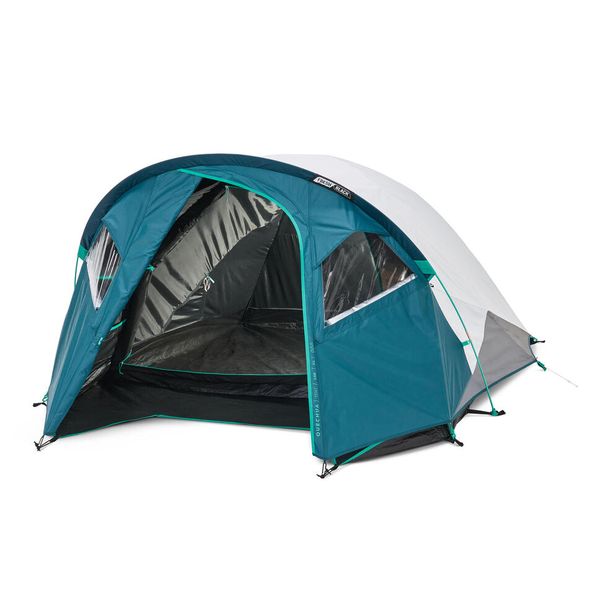 Quechua Camping Tent MH100 XL - 3-P - Fresh&amp;Black