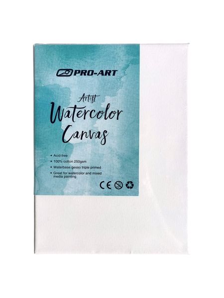 Pro-Art 3/4" Watercolour Stretch Canvas 18x24cm