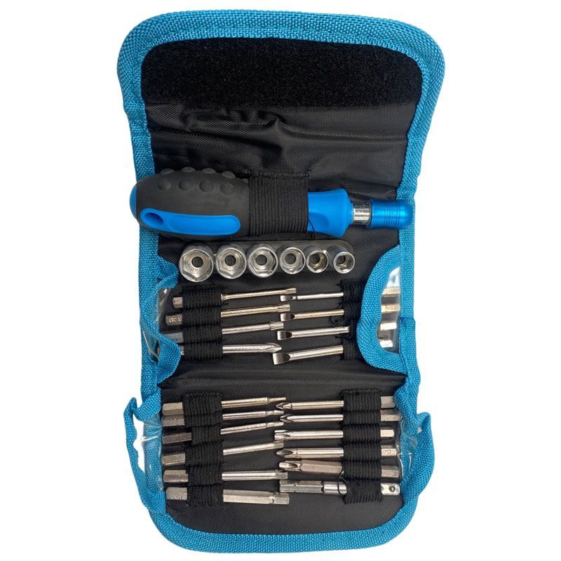 27 Piece Screwdriver Hand Tool Set with Canvas Case