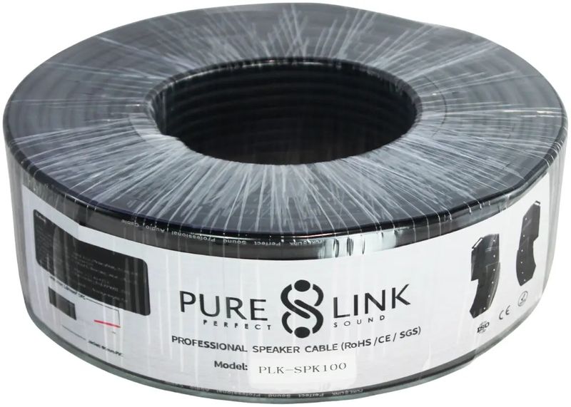 Pure Link PLK-SPK100 100 Meter Speakon Speaker Cable (No Plugs)