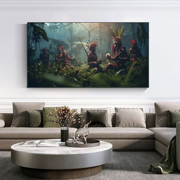 Canvas Wall Art - Jungle Groove - 0360