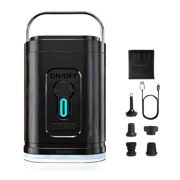 Hexchasty Mini Electric Air Pump,Wireless Vacuum Pump for Travel