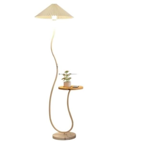 LXD-Modern Minimalist Floor Lamp with Side Table