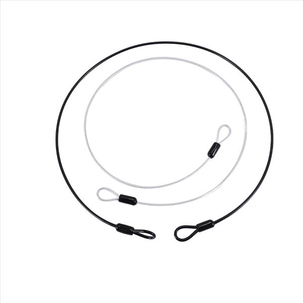 Travel Security Cable Lock Braided Steel Coated Safety Cable