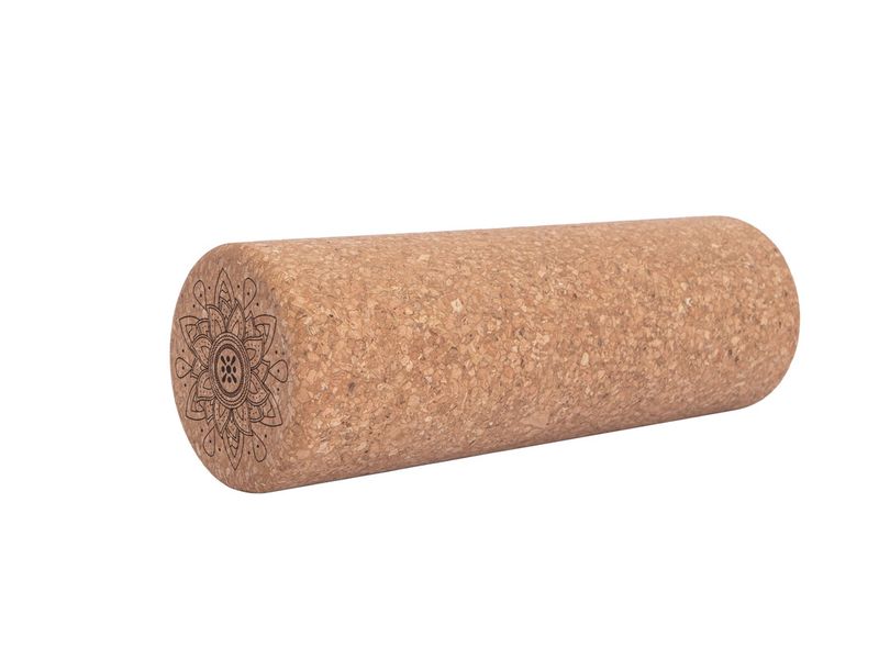 Bloom Mandala Cork Yoga Roller