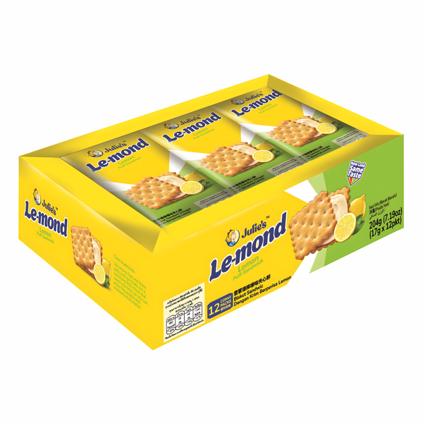 Julie's Le-mond Lemon Biscuits 204grm (12's)