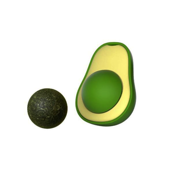 POU Avocado Catnip Wall Ball - Self Adhesive