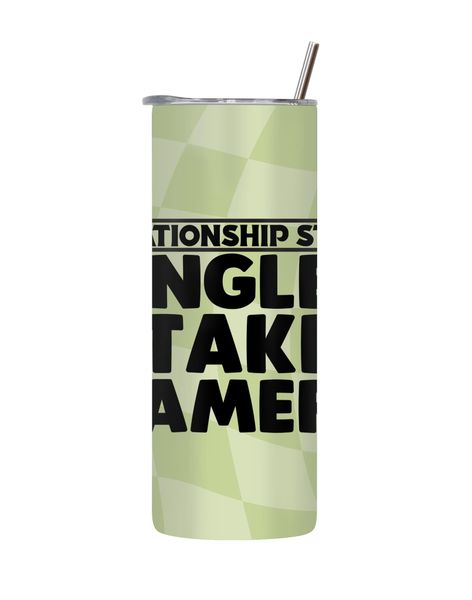Status 20 Oz Tumbler with Lid Straw Trendy Gaming Graphic Gamer Present 170