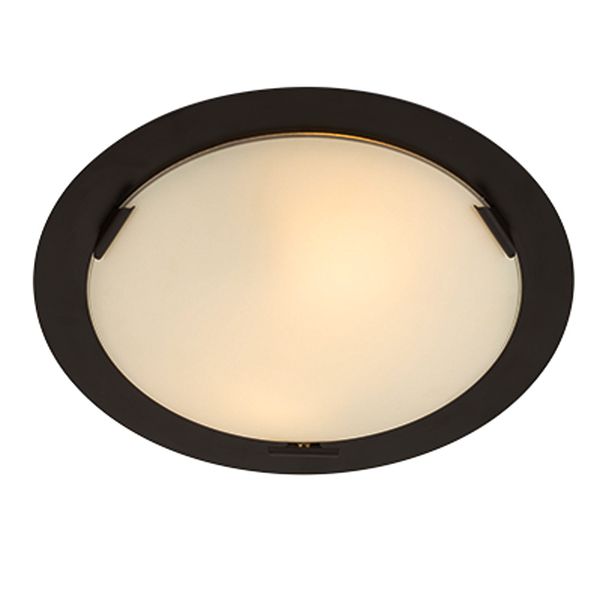Ura Ceiling Light Black E27 2x60w