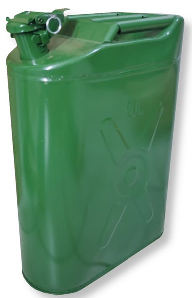 20L Jerry Can Petrol (Olive Green) With S/Pin