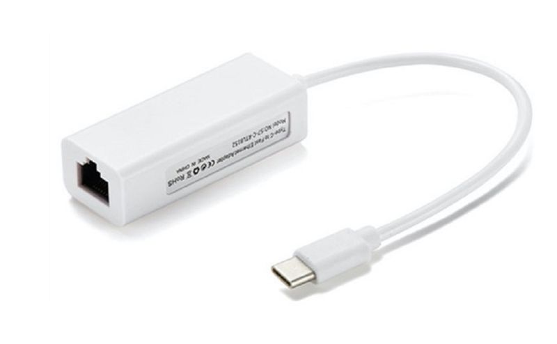 TUFF-LUV USB-C to Network RJ45 Adaptor - White