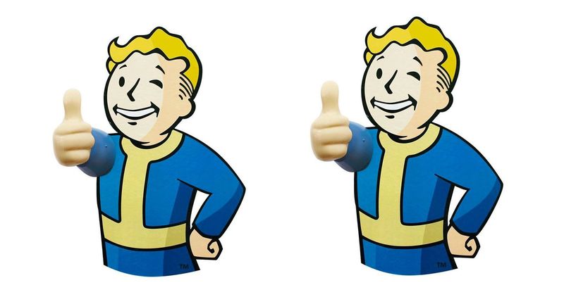 Official Fallout: 3D Vault Boy - Coat Hooks (2 Pack)