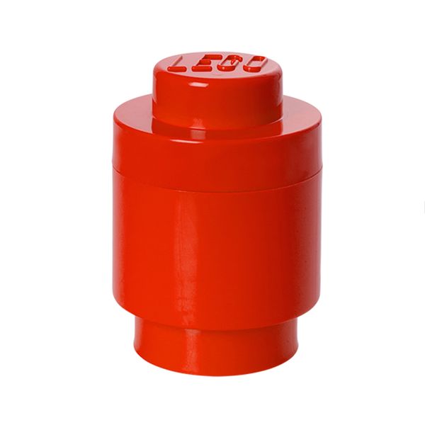 LEGO Storage Brick - 1 Knob Round (Red) 18cm Tall