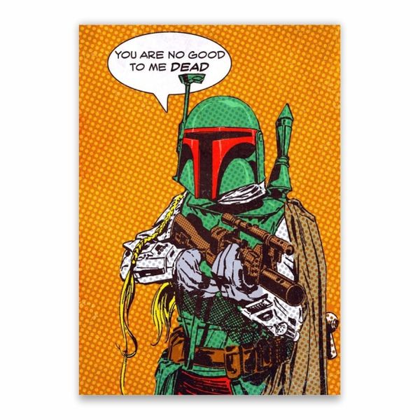 Boba Fett Quote Poster - A1