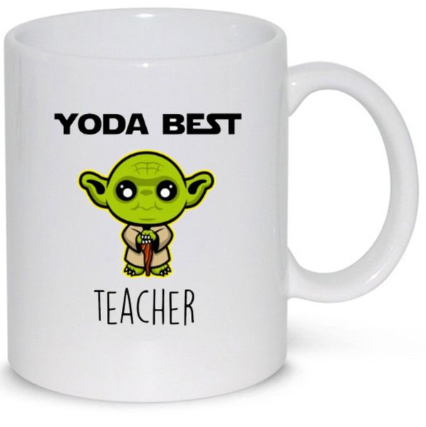 Yoda Best Teacher Birthday Christmas Star Wars Gift 11Oz Coffee Mug