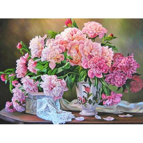 Diamond Painting Pink Flowers 40cm X 50cm Buy Online In South Africa Takealot Com