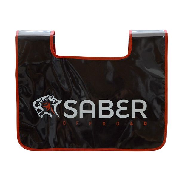 Saber Winch Damper - Black with Red