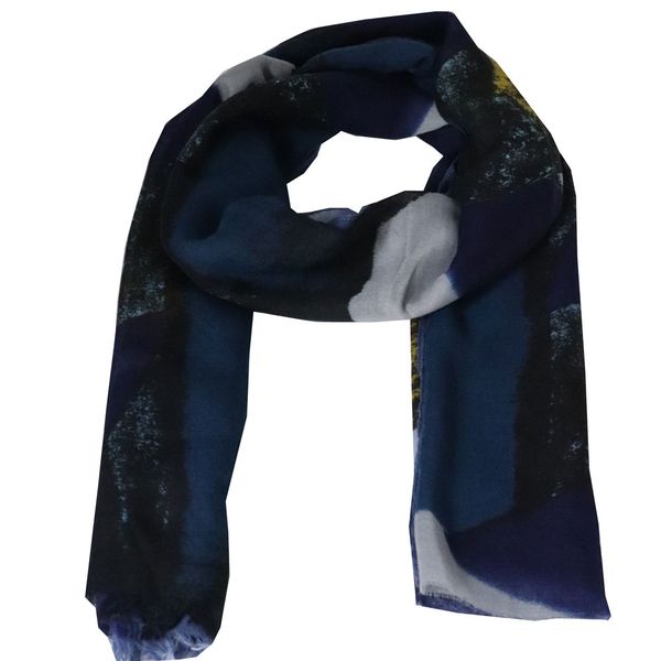 Blackcherry Floral Scarf-Multicolour