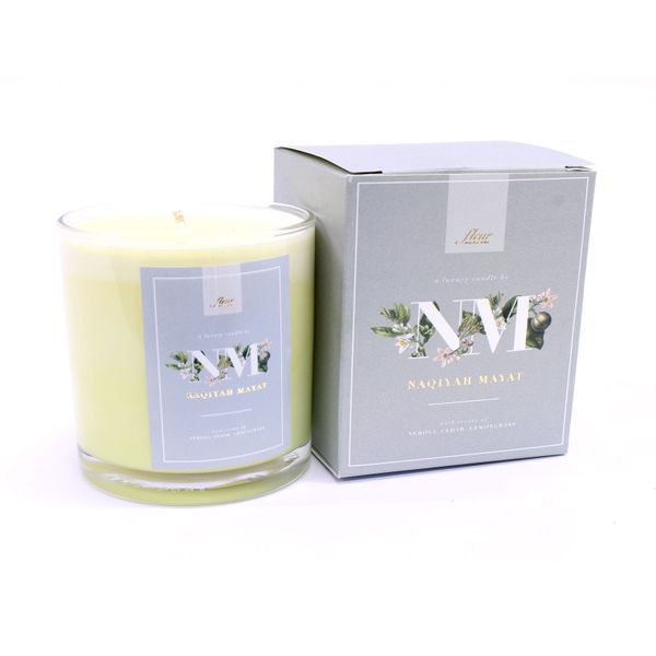 Naqiyah Mayat - Luxury Candle with Fleur De La Vie