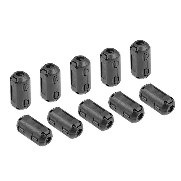 5MM Ferrite Cores Ring Clip-On RFI EMI Noise Suppression Cable Clip 10 Piece