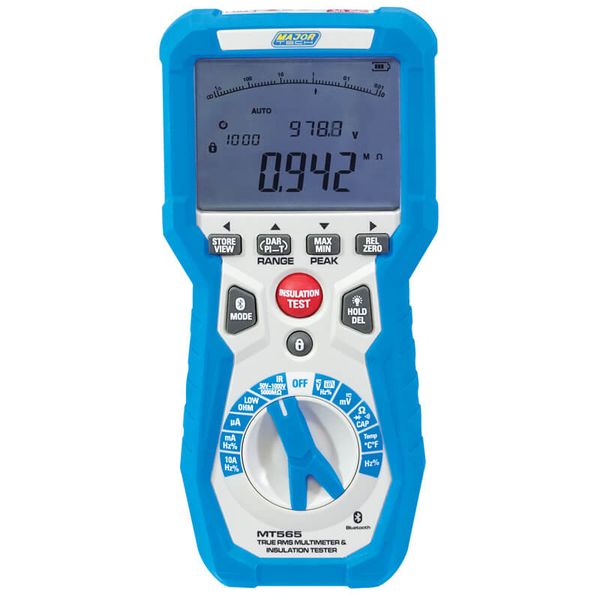 Major Tech Bluetooth Insulation Tester and Multimeter (MT565)