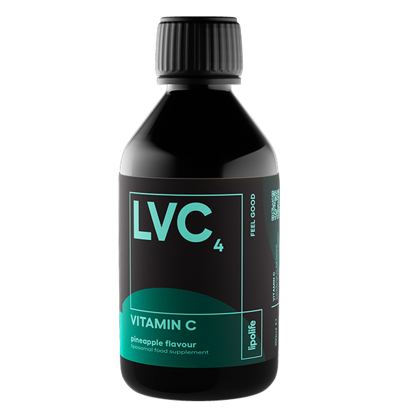 Lipolife - LVC4 - Liposomal Vitamin C - 500mg per 5ml - 250ml - Pineapple