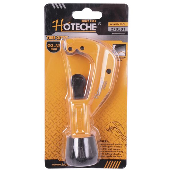 Hoteche Aluminum Ratchet Die Stocks Tube Cutter - 3-32mm