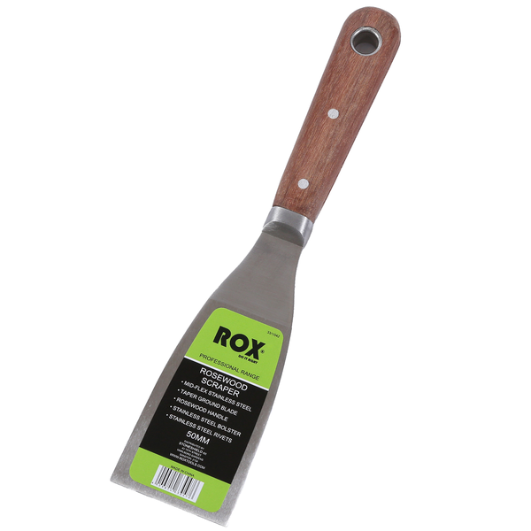 50MM Rosewood Scrapers - Stainless Steel