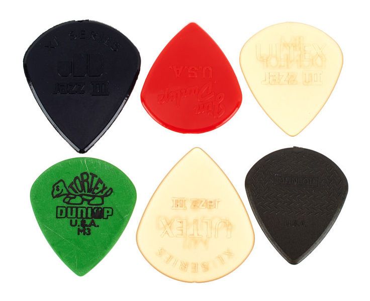 Dunlop Jazz III Guitar Picks Variety Pack
