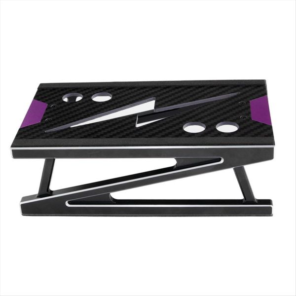 Repair Station Work Stand for 1/8 1/10 Rc Car Purple+Silver