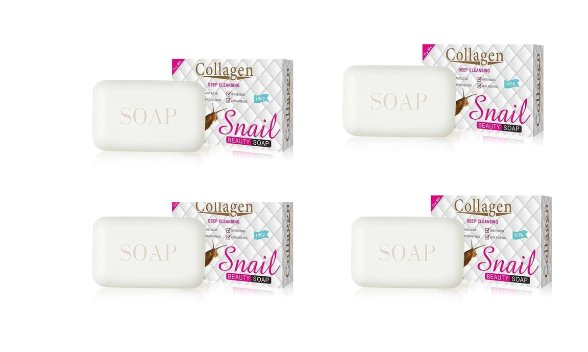 Collagen Snail Deep Cleansing Beauty Soap 4 Piece | Shop Today. Get it ...