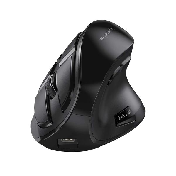 Wireless Vertical Mouse,Rechargeable Ergonomic Mouse Optical Vertical Mice