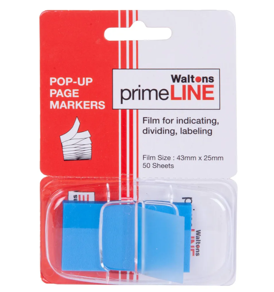 Primeline - Pop-Up Page Marker 48mmx25mm - Green x 2