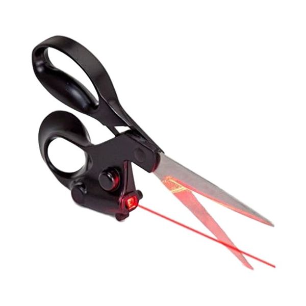 Laser Guided Precision Scissors - Stainless Steel Fabric &amp; Craft Shears