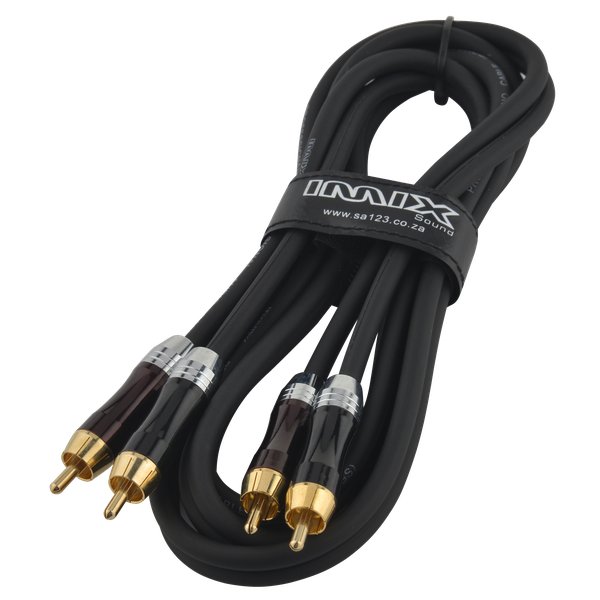 1.5m RCA 2 Male to Male Cable - RCA2x2-1.5