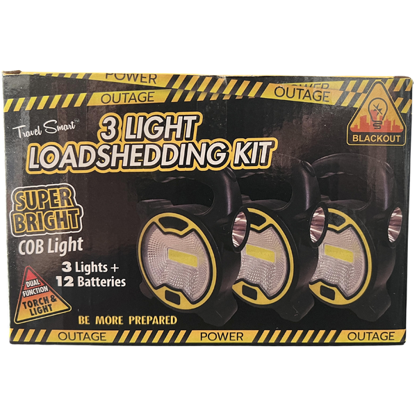 Battery Operated 3 Light Loadshedding Kit