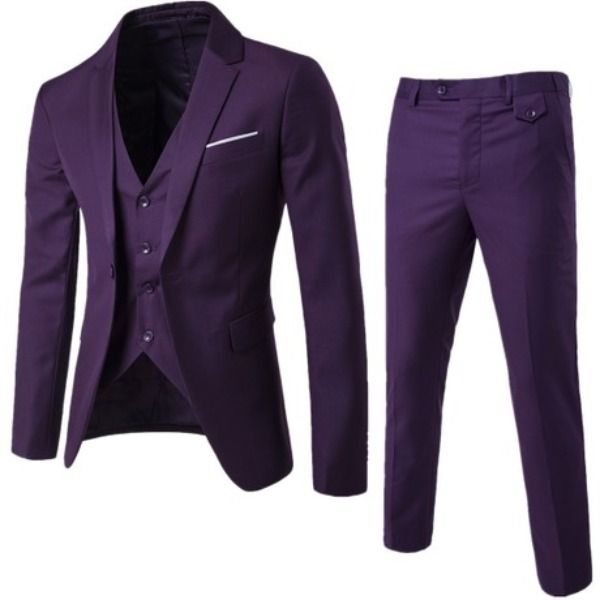 Men's 3 Piece Slim Fit Suit