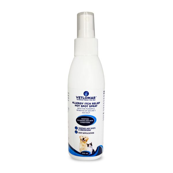 Vetlomar Hot Spot Spray - Fast Soothing Care for Itchy Skin in Dogs &amp; Cats