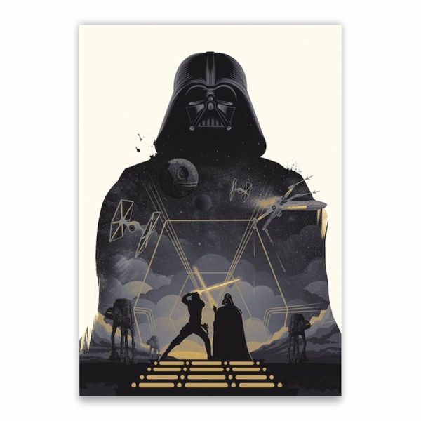 Darth Vader Silhouette Poster - A1