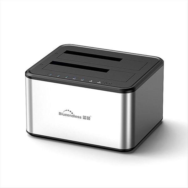 Blueendless Dual-Slot Hard Drive Docking Station Au Plug