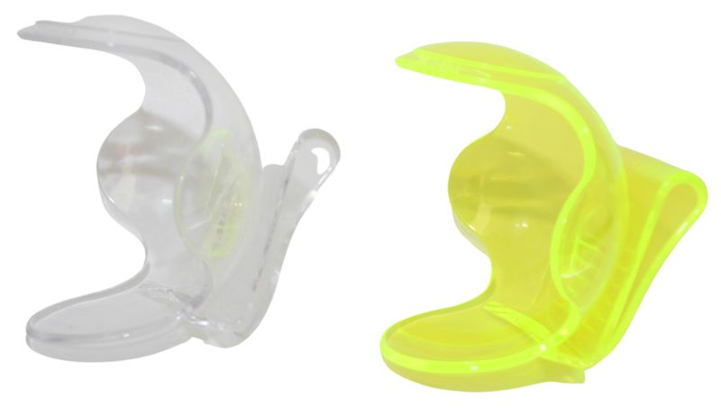 Clip on Tennis Padel Ball Holder- Set of 2 Yellow and Clear